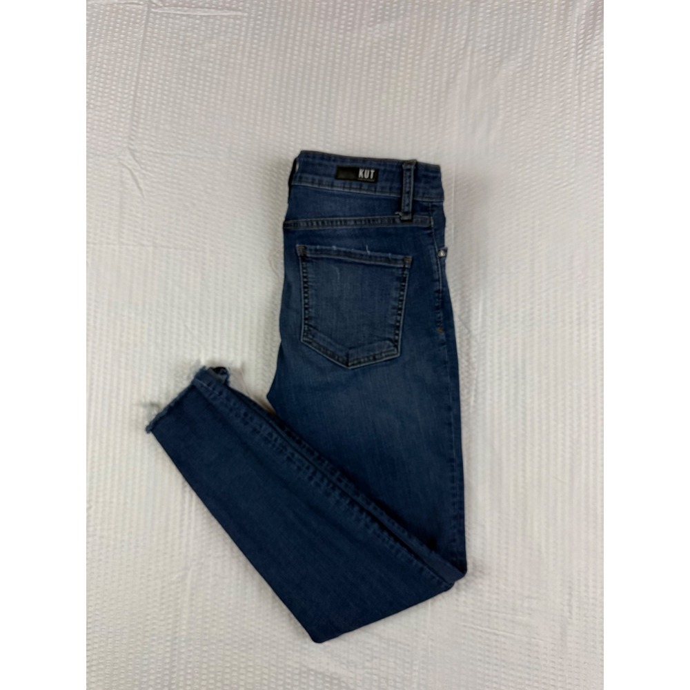 KUT From The Kloth Donna Jeans Womens 4 High Rise Skinny Ankle Button Fly